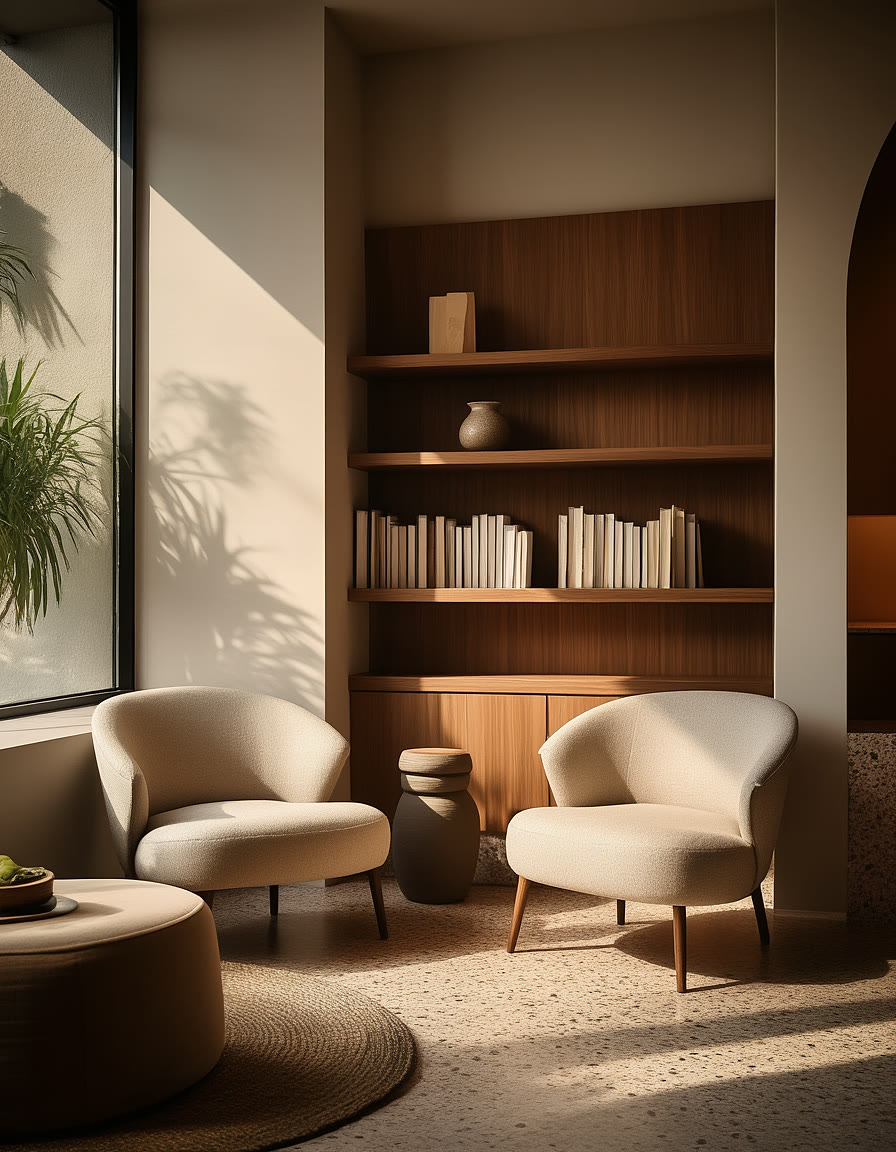 The Meridian Dental Studio reception and waiting area